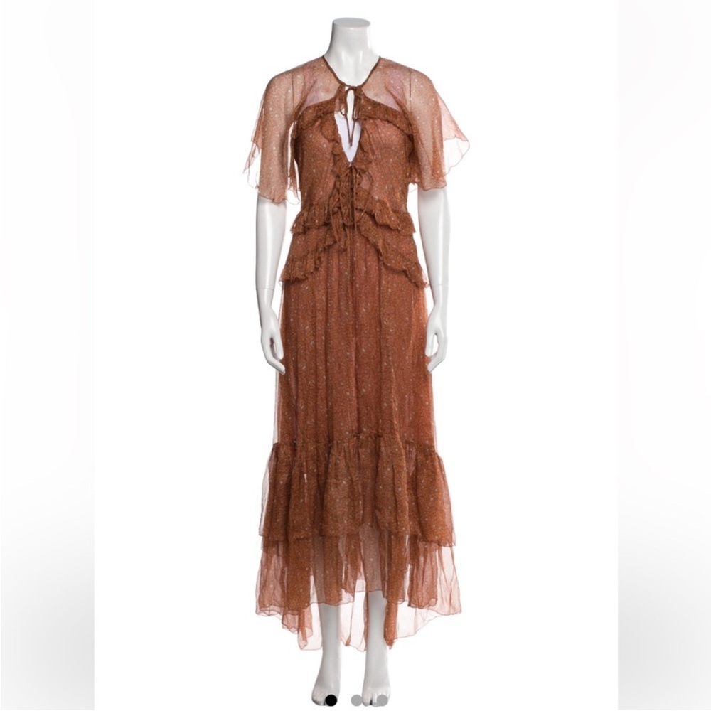 Doen Antoinette Dress - Tamarillo Prairie Paisley